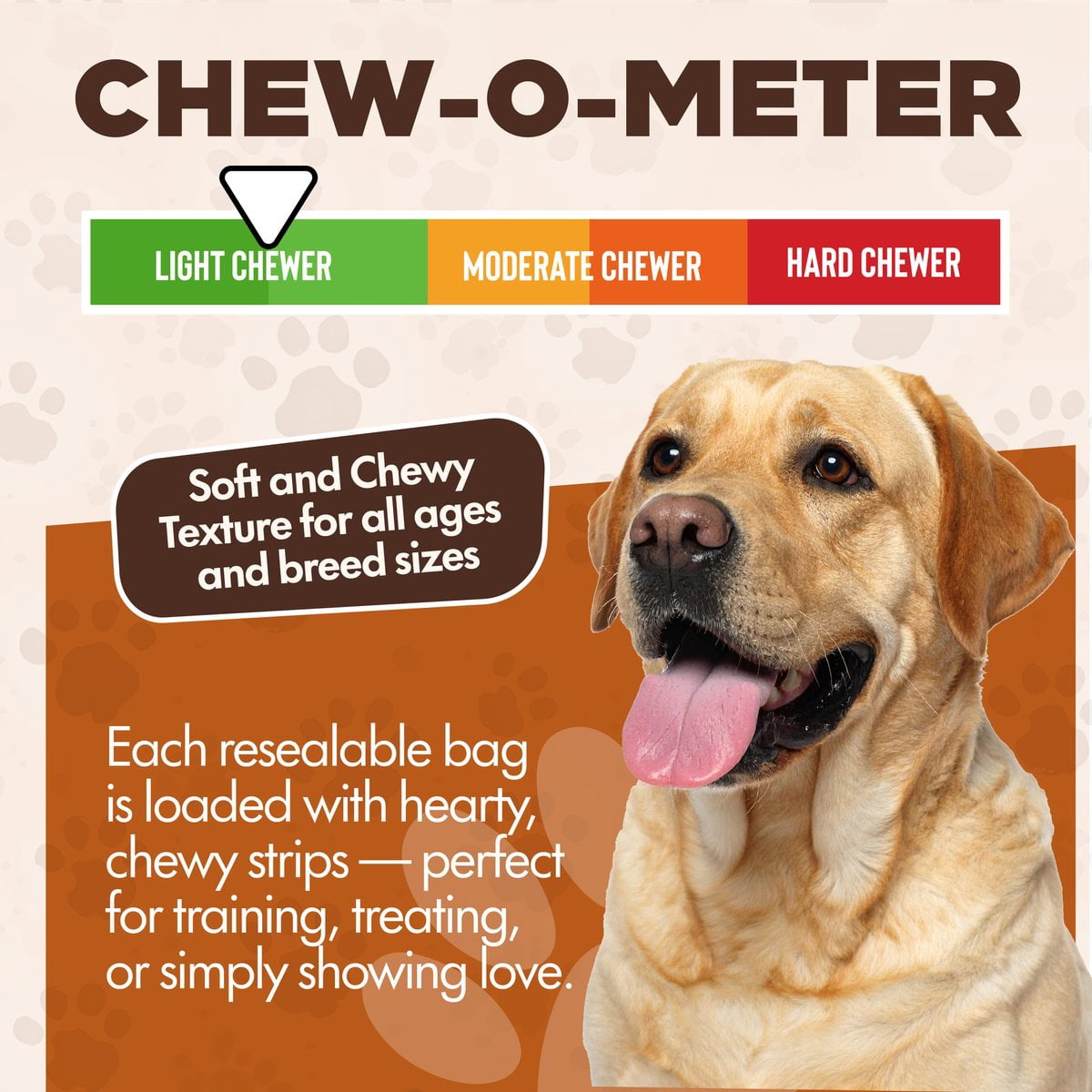 Scoochie Pet Chewka Real Meat Soft & Chewy Juicy Porterhouse Flavor Dog Treats, 25-oz bag