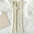 thumbnail image 3 of STETMN Women's Knit Long Socks Cute Leg Warmers Boot Socks Fall Ruffle Leg Sleeves for Party, 3 of 7