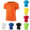 thumbnail image 3 of Men Quick-drying Short Sleeve Sports T-shirt Fitness Running Breathable Tops, 3 of 9