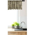 thumbnail image 3 of Ambesonne Leopard Print Valance Pack of 2, Leo Wild Big Cat Face, 54"X18", Dark Tan Multicolor, 3 of 4