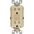 thumbnail image 1 of Leviton Mfg R01-GFTR1-0KI 15A Self-Test Tamper Resistant GFCI Outlet- Ivory, 1 of 3