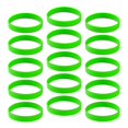 thumbnail image 4 of 15 unids / pack pulseras de silicona pulseras de goma de moda verde Hugo Pulsera de silicona, 4 of 7