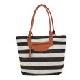 thumbnail image 2 of Bolsa de axila para mujer de axila de punto suave a rayas para viajes de vacaciones Casual diario Sywqhk Para Estrenar, 2 of 9