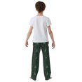thumbnail image 4 of FORMRS Boys Pajama Pants with Pockets Size 6-8Y Kids Lounge Sleep Bottoms, Pink Christmas Trees, 4 of 8