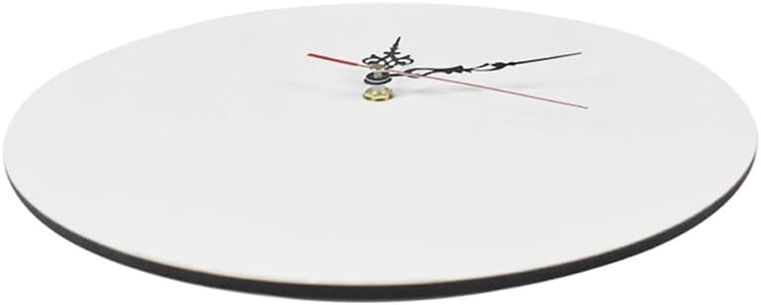 3Pcs Sublimation Blank 11.8" Round Sublimation Wall Clocks Silent Battery Decorative Wall Clock
