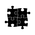 thumbnail image 1 of Acrylic Cartoon Puzzle Children's Room Hotel Creative Background Decoration, 1 of 4