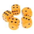 thumbnail image 2 of 5 piezas Cuadrados Dados 6 lados D6 Madera para D&D RPG Juegos de naranja Zulema Dados de madera, 2 of 8