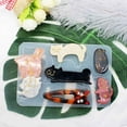 thumbnail image 2 of 1 pc DIY Silhouette Silicone Molds Resin Casting Molds Clay Craft Mold Tools for Hair Clip Makings Cat White 148x100x3.5mm Inner Diameter: 42~57x22~35mm, 2 of 6