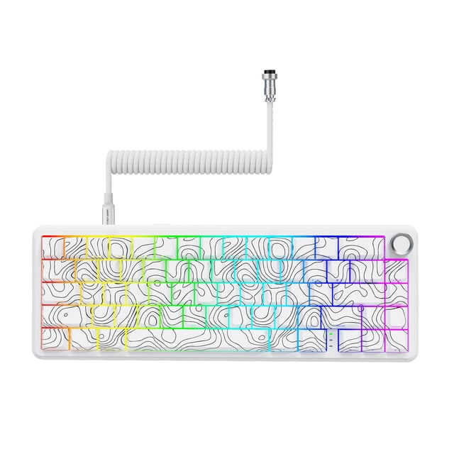 Teclado para juegos ATTACK SHARK X65PRO HE Rapid Trigger White