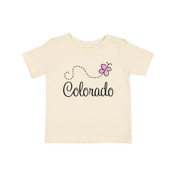 Inktastic Butterfly Colorado Girls Baby T-Shirt