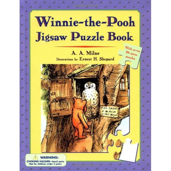 Pre-Owned Winnie-the-Pooh Jigsaw Puzzle Book (Hardcover) 0525472339 9780525472339