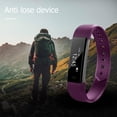 thumbnail image 4 of ID115HR Pulsera inteligente Pulsera Monitor de frecuencia cardíaca Compatible con Bluetooth 4.0 (Púrpura), 4 of 8
