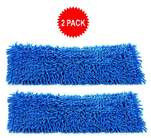 18 inch - 2 Pack 18 Premium Microfiber Wet Mop Pad 