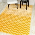thumbnail image 7 of Luxe Weavers Chevron Mango Orange 8x10 Area Rug, Stain Resistant Moroccan Geometric Carpet, 7 of 7