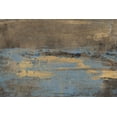 thumbnail image 2 of Bramma, Lila 32x23 White Modern Wood Framed Museum Art Print Titled - Bronze and Blue II, 2 of 4