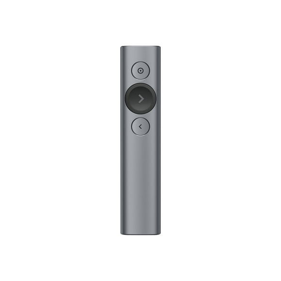 Logitech Spotlight - Presentation remote control - 3 buttons - slate