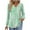 Green, variant on Elvqul Womens Button Down Tops Blue Oversized T Shirts V Neck Loose Dressy Casual Pleated Long Sleeve Blouses for Women Graphic