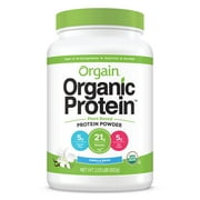 Orgain Organic Plant Based Protein Powder, Creamy Chocolate Fudge, 2.03 Pound, 1 Count, Packaging May Vary