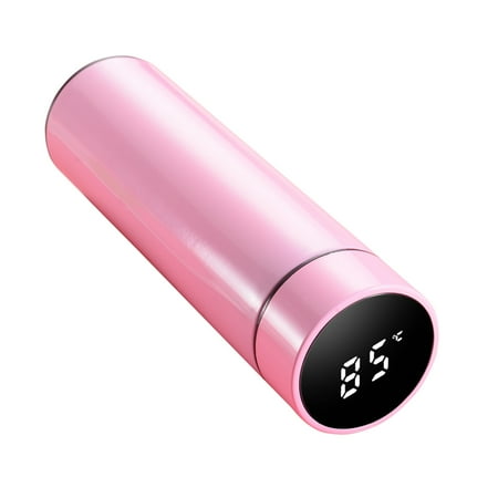 

Meizhencang 500ml Anti-corrosion Temperature Display Stainless Steel Water Cup Bottle for Home