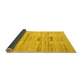 thumbnail image 2 of Ahgly Company Indoor Square Solid Yellow Modern Area Rugs, 7' Square, 2 of 4