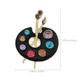 thumbnail image 2 of MUSEYA Artistic Women Brooch Paint Palette Brooch 1Pcs in Black Zinc Alloy for Special Occasions, 2 of 8