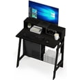 thumbnail image 6 of Simplistic a Frame Computer Desk, Espresso, 6 of 6