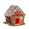 thumbnail image 2 of XWSHYW Decoraciones Navideñas Paquete de Rompecabezas para Hacer Regalos Navideños con Forma de Casa de Navidad, 2 of 3