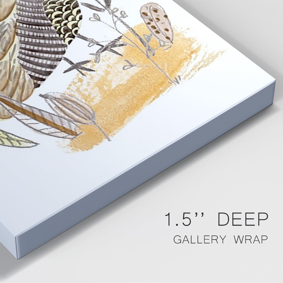 Glowing Garden at Dusk III Premium Gallery Wrapped Canvas - Ready to Hang