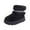 Black, variant on Quealent Girls Boys Warm Winter Boots Kids Outdoor Snow Boots(Toddler/Little Kid) Brown for Size 1