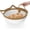 Brown & Beige, variant on Cotton Rope Woven Cat Bed Basket – Hand Woven Pet Bed with Toy Tail, Round Cat Nest for Small Dogs, Puppies, Rabbits & Indoor Cats, 2 Sizes, Cat Ear Handle Design