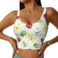 thumbnail image 1 of Lsque Soutien-Gorge de Sport Imprimé Insectes pour Femmes, Compression, Évacuation de l'Humidité, Soutien-Gorge de Sport à Fort Impact pour Femmes, Soutien-Gorge de Sport TG, 1 of 8