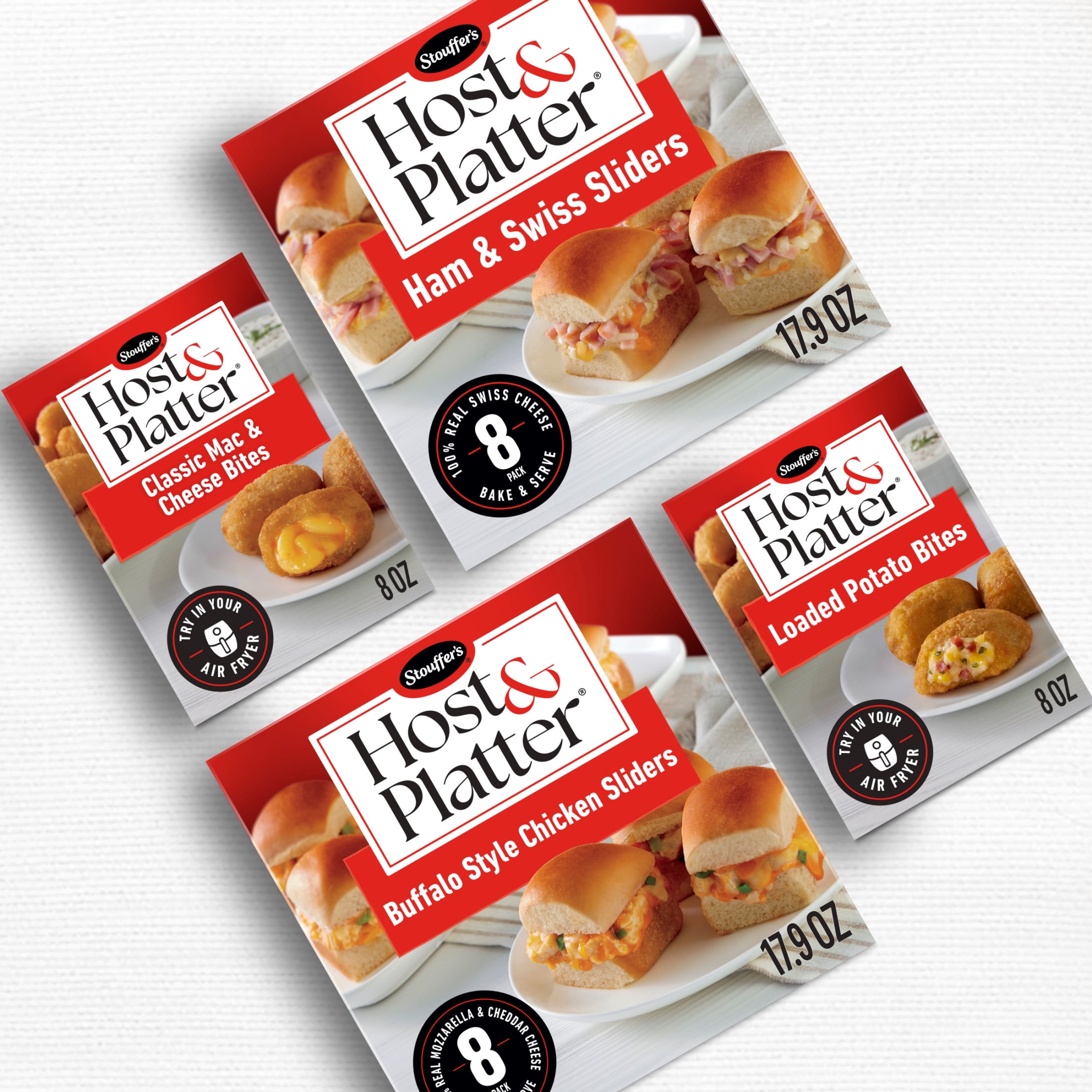 Stouffer's Host & Platter Frozen Appetizer Buffalo Style Chicken Sliders Sides, 17.9 oz (Frozen)