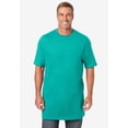 thumbnail image 3 of KingSize Men's Big & Tall Shrink-Less Lightweight Longer-Length Crewneck T-Shirt, 3 of 5