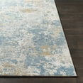 thumbnail image 4 of BoutiqueRugs Hawes Contemporary Area Rug - LightBlue, Mustard, LightGray - 18" x 18" Sample, 4 of 12
