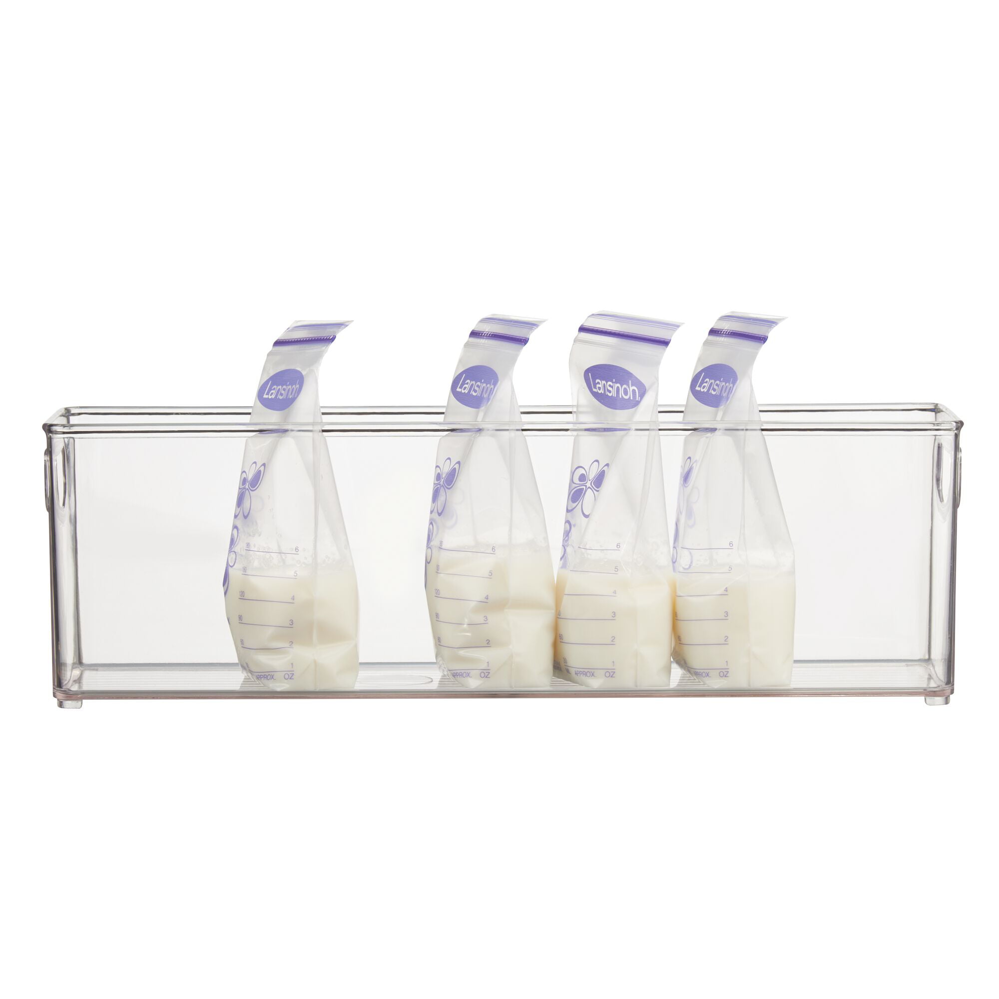 Mdesign Nursery Storage Organizer Bin For Breast Milk/formula, 2 Pack - 10  X 10 X 7.75 : Target