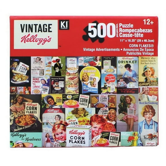 Kellogg's Vintage Corn Flakes 500 Piece Jigsaw Puzzle