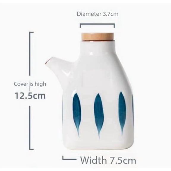 Elegant Glass Oil Dispenser for Kitchen Heat-Resistant Olive Oil Pot with Precision Pour Spout for Vinegar, Dressings & Cooking Oils