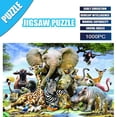 thumbnail image 2 of Puzzle HUOGUO con diseño de paisaje de 1000 piezas para adultos y niños, 2 of 5