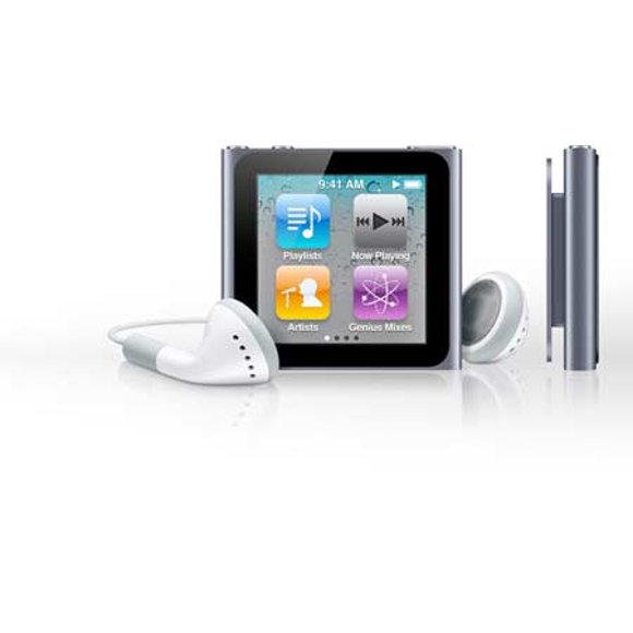 Apple iPod Nano 6th Generation 16GB Graphite (In Plain White Box), MC694LL/A