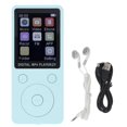 thumbnail image 1 of MP3 Player Super Slim 1.8in Colour Screen 32GB Memory Card Support Up To 128GB HiFi Sound Music Device Portable Music Player for Study Blue, 1 of 4