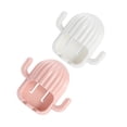 thumbnail image 3 of Miangastore Nail Free Towel Racks Pink 2Pcs 16X15X4Cm, 3 of 8