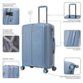 thumbnail image 4 of DUKAP AIRLEY 24" Lightweight Hardside Checked Luggage with Spinner Wheels, Handle and Trolley, Blue, 4 of 12
