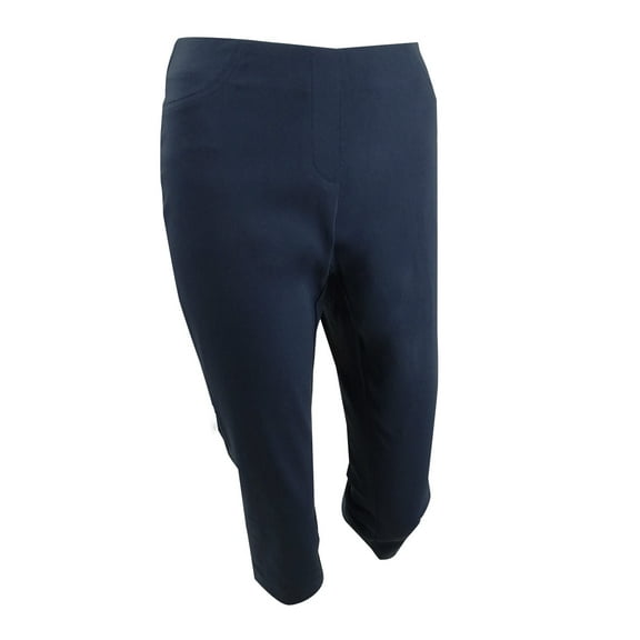 Style Co Women's Pull on Capri Pants Blue Size Petite Petite