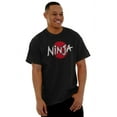 thumbnail image 4 of Japanese Ninja Funny Novelty Ideas Men's Big & Tall Crewneck Graphic Tee Brisco Brands 2X, 4 of 5