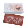 thumbnail image 2 of Planche de Pratique de Maquillage Réutilisable Mannequin en Silicone Professionnel pour Maquillage Coloré, 2 of 5