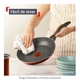 thumbnail image 5 of Batería 9 Piezas T-Fal Supercook Titanium Antiadherente Rojo, 5 of 5