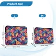 thumbnail image 4 of FORMRS 15-15.6 inch Laptop Sleeve Case Soft Carrying Quilted Computer Bag Cover, Colorful Art Leaves Pattern, 4 of 7