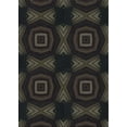 thumbnail image 1 of Ahgly Company Indoor Rectangle Patterned Black Novelty Area Rugs, 8' x 10', 1 of 6
