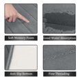 thumbnail image 5 of Memory Foam Bath Mat, 47" x 16", Ultra Soft and Non-Slip Bathroom Rugs, Water Absorbent and Machine Washable Bath Rug Runner for Bathroom, Shower, and Tub, Dark Grey, 5 of 6