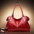 thumbnail image 4 of Leather Crossbody Handbags, Large Capacity Shoulder Bag Quality for Women Stylish Shoulder Bags for Travel and Daily Use,Soft Women Leather Purses and Satchel Tote, 4 of 6